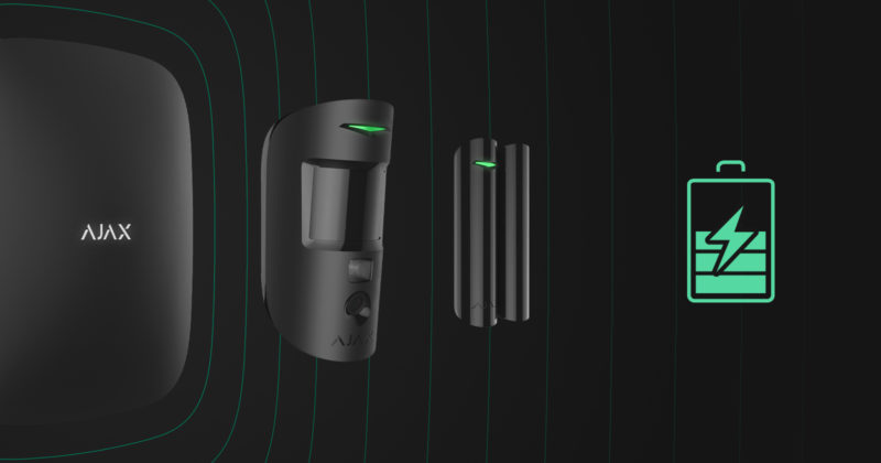 AJAX riasztó akkumulátor